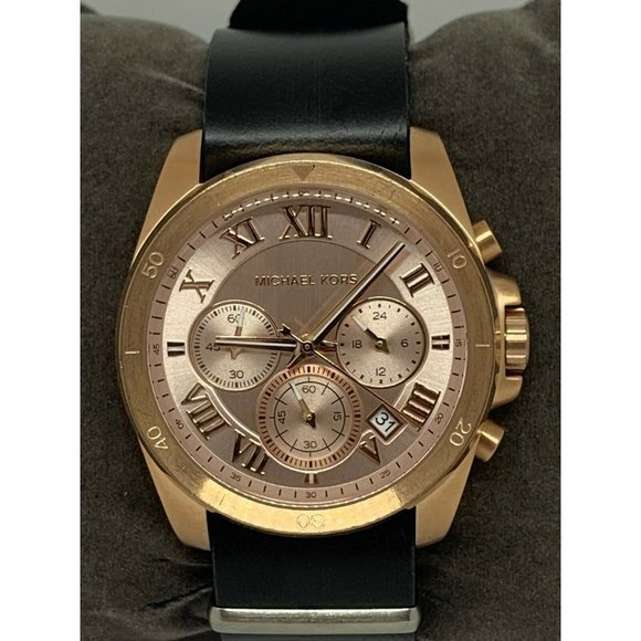 Michael Kors MK6397 Women\'s Leather Analog Gold Di main image 8